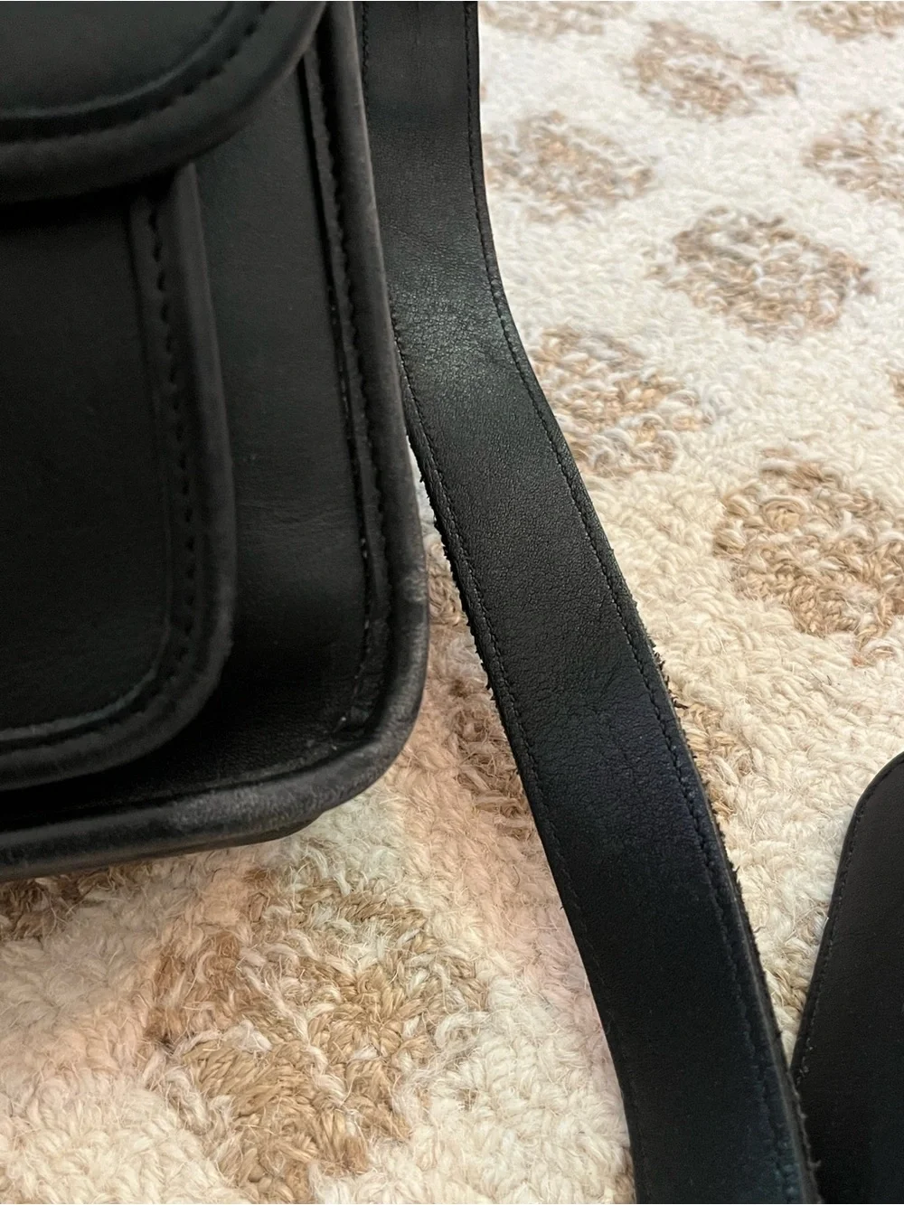 Vintage 1997 Coach Colebrook 5181 Black Leather Briefcase Messenger Crossbody